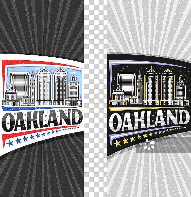 奥克兰的垂直布局图片素材