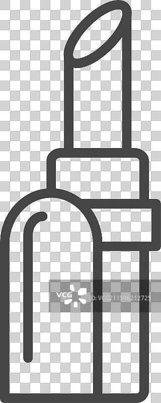 化妆品和美容线性图形图标图片素材