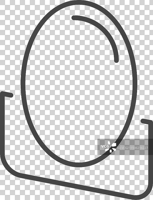 化妆品和美容线性图标图片素材