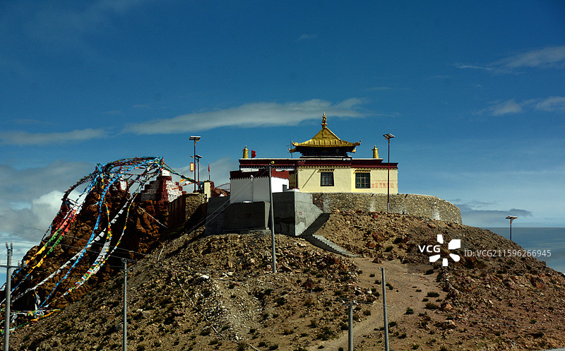 西藏阿里普兰玛旁雍错拉昂错及其周边风景图片素材