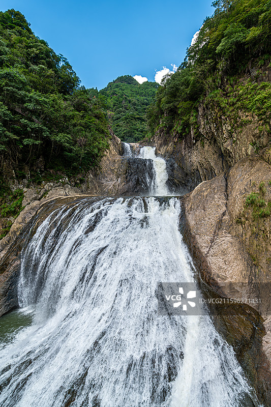 周宁县九龙漈景区四叠瀑图片素材