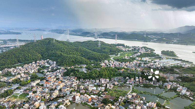 佛山市顺德区杏坛镇右滩村风光图片素材