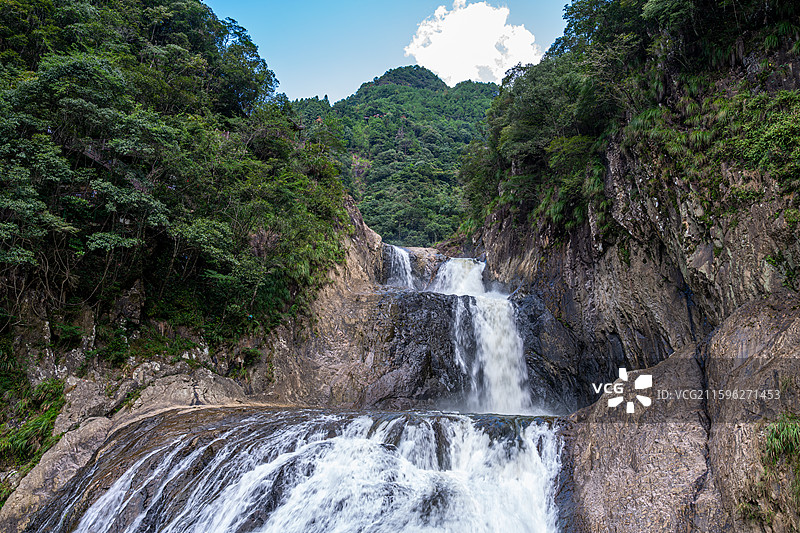 周宁县九龙漈景区四叠瀑图片素材