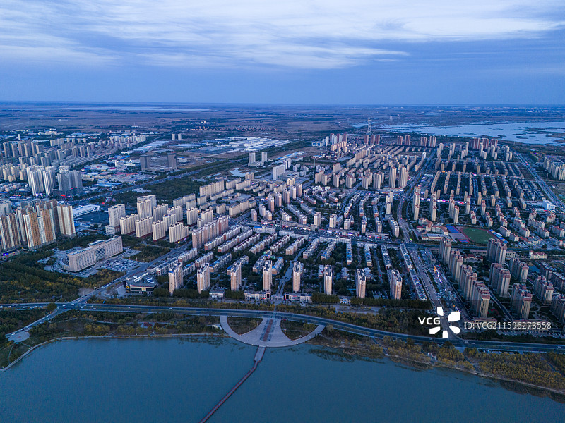 大庆市龙凤区航拍图片素材