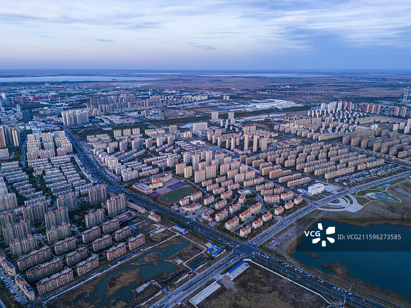 大庆市龙凤区航拍图片素材