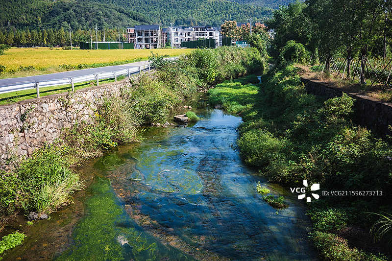浙江湖州安吉余村风景图片素材