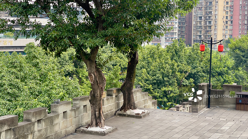 重庆通远门古城墙图片素材