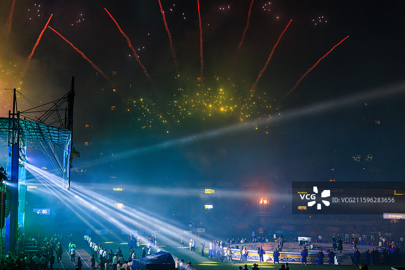 蒙古国乌兰巴托那达慕闭幕式图片素材