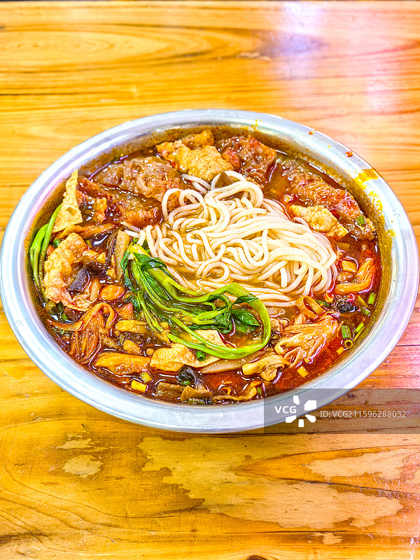 香辣柳州螺蛳粉特色美食图片素材