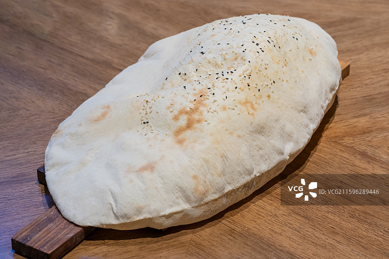 土耳其传统风格的土族面包 匍匐面包图片素材