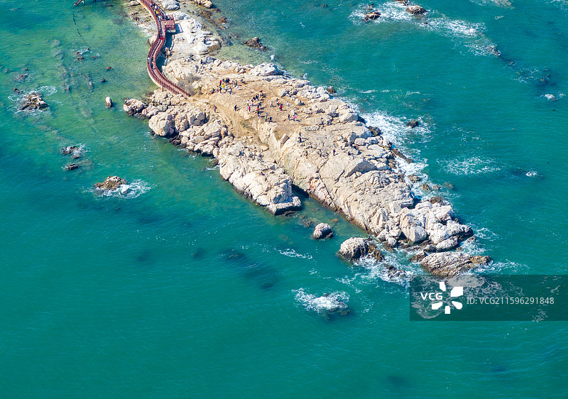 烟台·养马岛—獐岛全貌图片素材