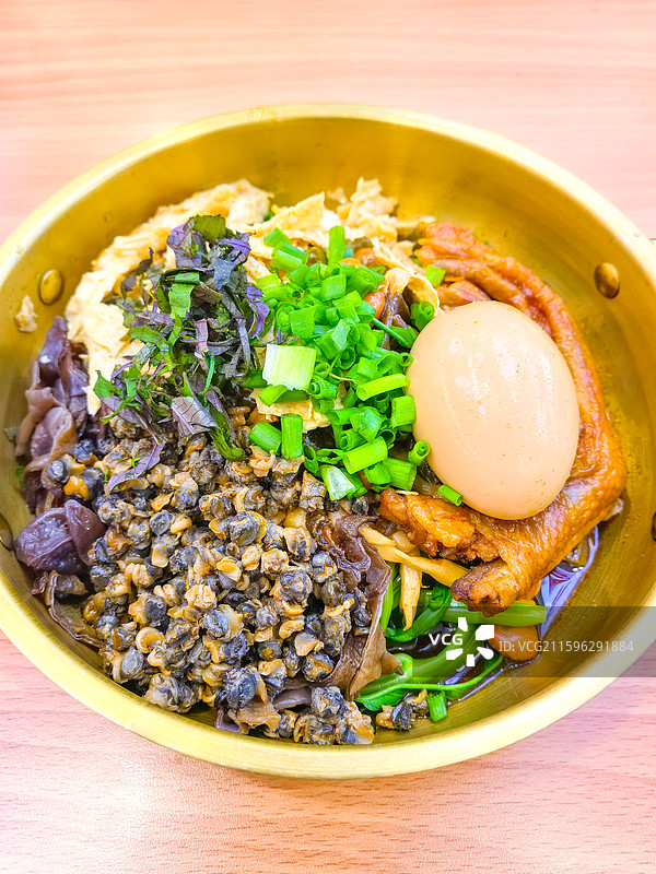 干捞螺蛳粉特色美食特写图片素材