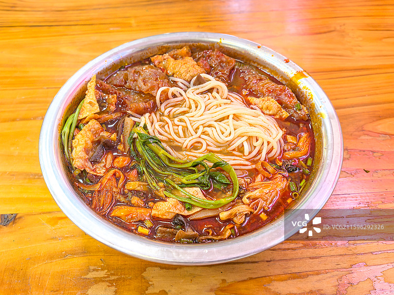 香辣柳州螺蛳粉特色美食图片素材