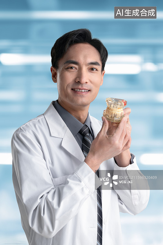 【AI数字艺术】医生肖像图片素材