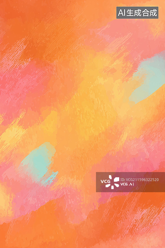 【AI数字艺术】抽象色彩涂鸦背景图片素材