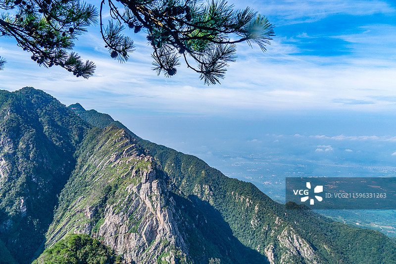 庐山龙首崖风光图片素材