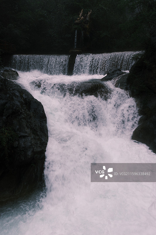湖北省十堰市九龙瀑图片素材