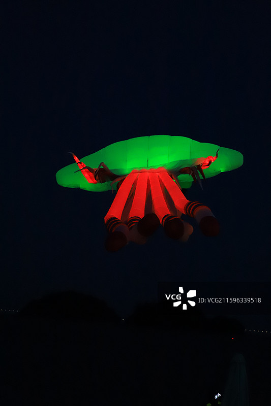 珠海风筝节夜光风筝图片素材