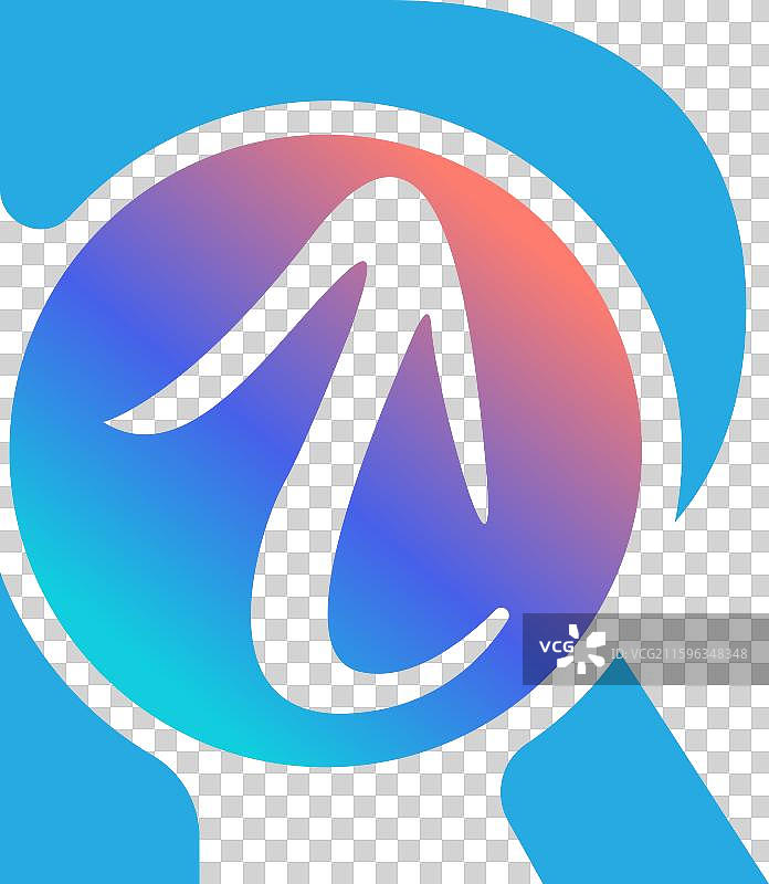 字母r标志模板多彩字母r图片素材