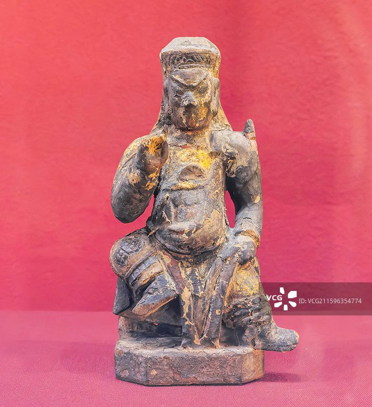 湖南省博物院藏清代咸丰四年文物三界伏魔关圣帝君神像图片素材