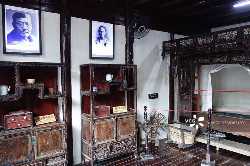 湖南省湘西州凤凰县沱江镇凤凰古城：沈从文故居旧居图片素材