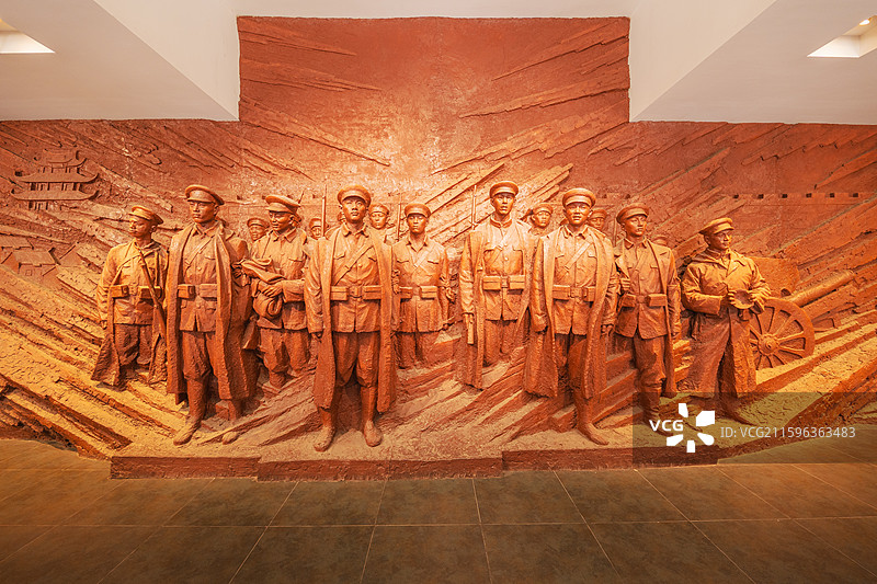辛亥革命武昌起义纪念馆-武昌起义人物群像图片素材