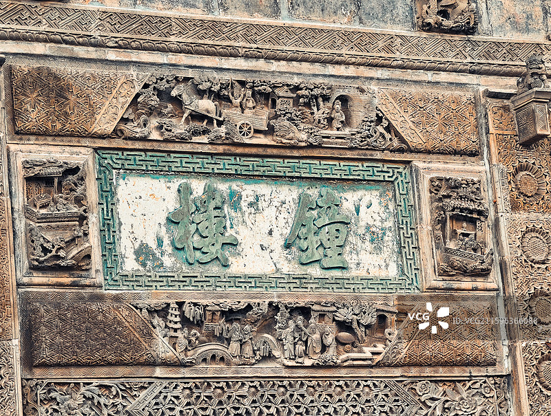 安徽亳州花戏楼钟楼图片素材