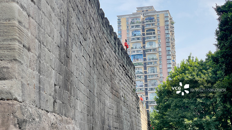 重庆通远门古城墙图片素材