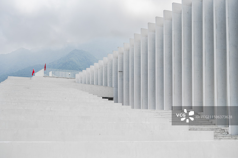 白色建筑 宣纸文化园图片素材