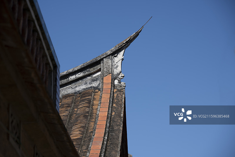 翔安吕塘村闽南建筑特写图片素材