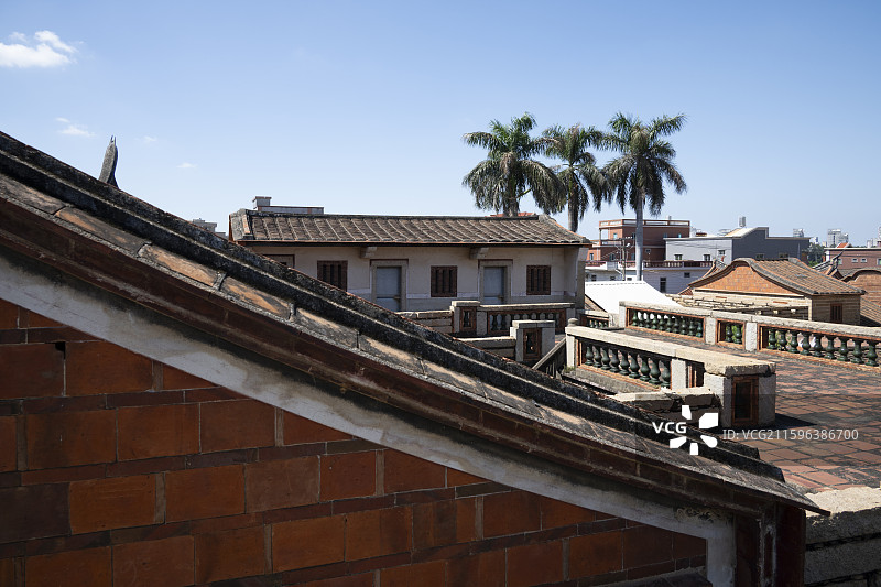 翔安吕塘村闽南建筑特写图片素材