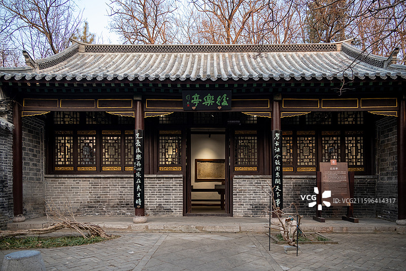 潍坊青州后乐亭：古建人文与历史韵味实拍图图片素材