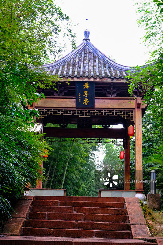 中国贵州遵义赤水竹海国家森林公园风光图片素材