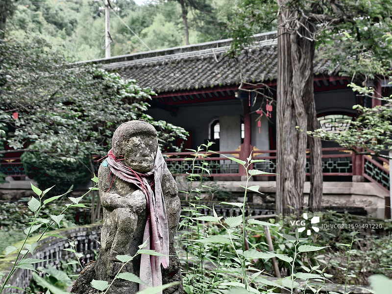 汉中留坝县张良庙图片素材