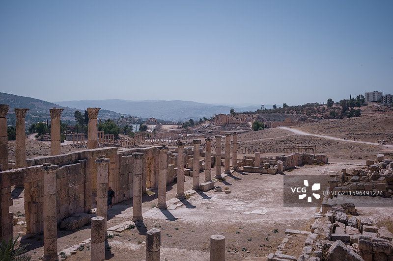 约旦杰拉什废墟图片素材