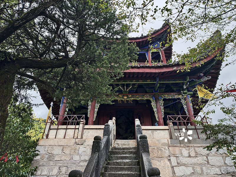 汉中留坝县张良庙图片素材