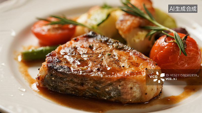 【AI数字艺术】舌尖上的艺术：奢华味蕾盛宴图片素材