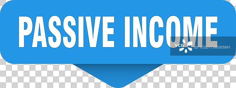 被动收入贴纸 被动收入标志图片素材
