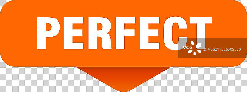 完美的贴纸，完美的标志，透明背景图片素材