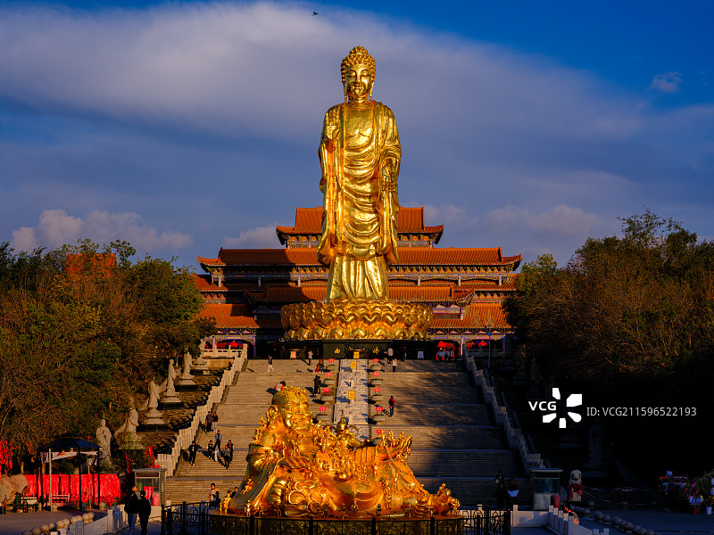 红光山大佛寺图片素材