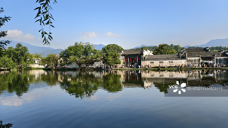 宏村南湖书院图片素材