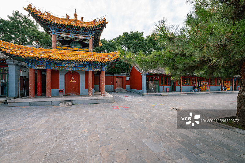 呼和浩特席力图召小召寺特色建筑外观图片素材