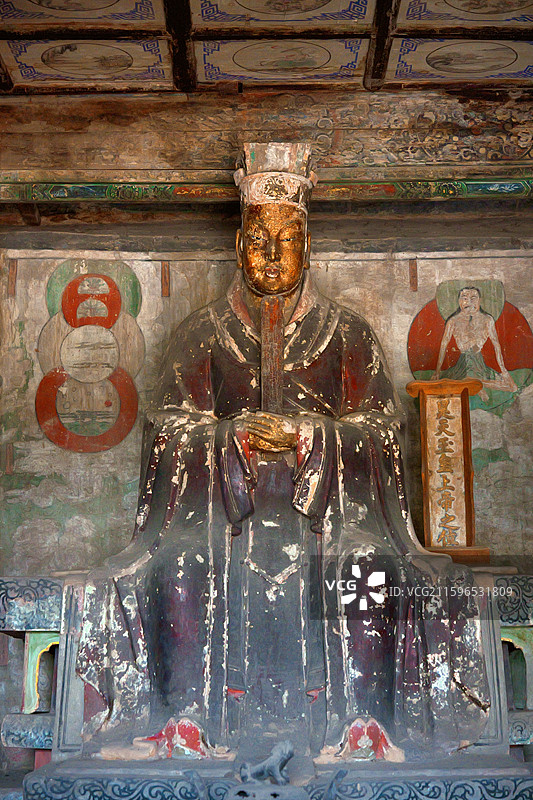 国保级单位山西汾阳太符观景观图图片素材