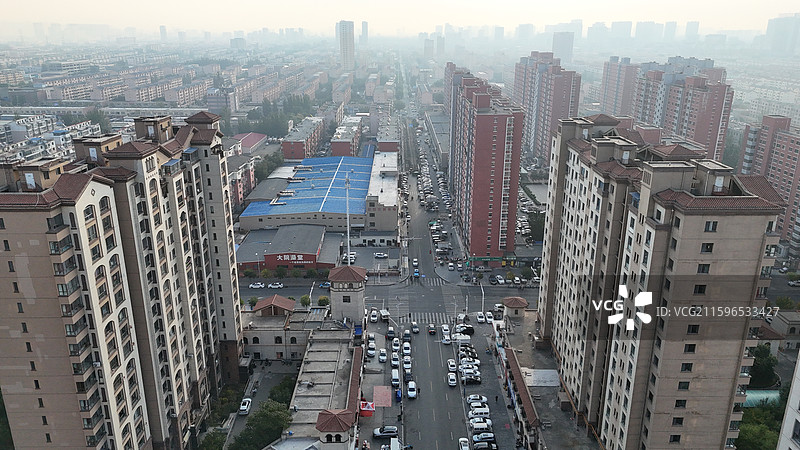 包头昆都仑区城市风光图片素材