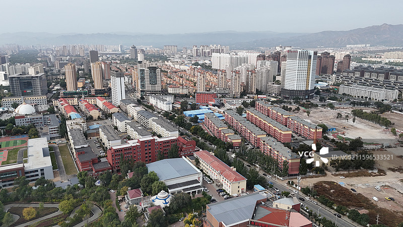 呼和浩特新城区城市风光图片素材