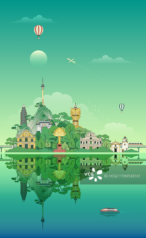 中国澳门城市建筑图片素材