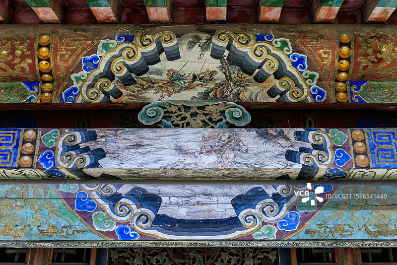 蒙古国乌兰巴托市博格多汗宫图片素材