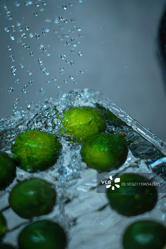 柠檬高透图特写图片素材