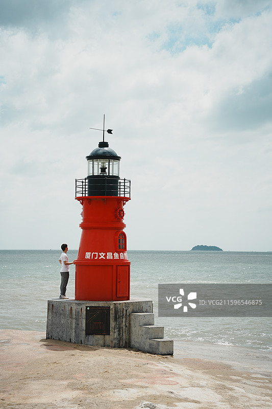 厦门椰风寨海滩图片素材