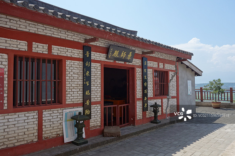 陕西省西安市长安区华严寺：药师殿图片素材